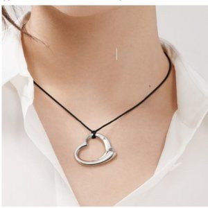 Elsa Peretti Heart on Silk String